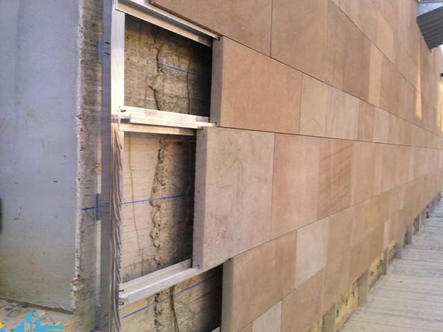 اجزای تشکیل دهنده نمای خشک