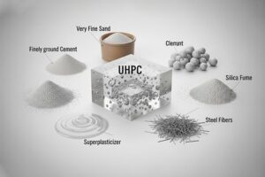 مواد تشکیل دهنده بتن UHPC