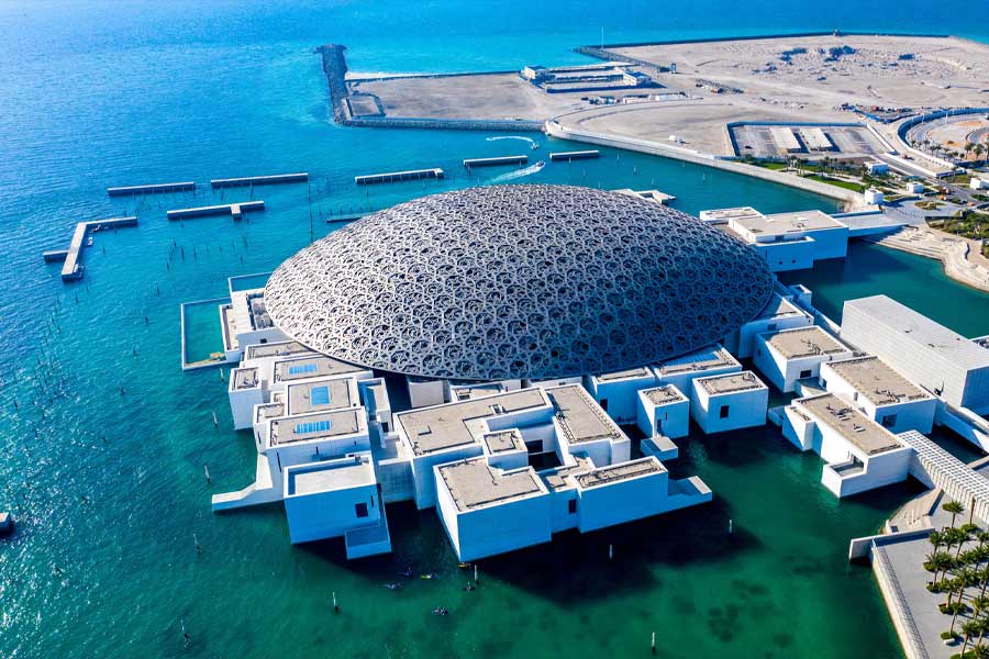نما پارامتریک موزه لوور ابوظبی (The Louvre Abu Dhabi) ابوظبی