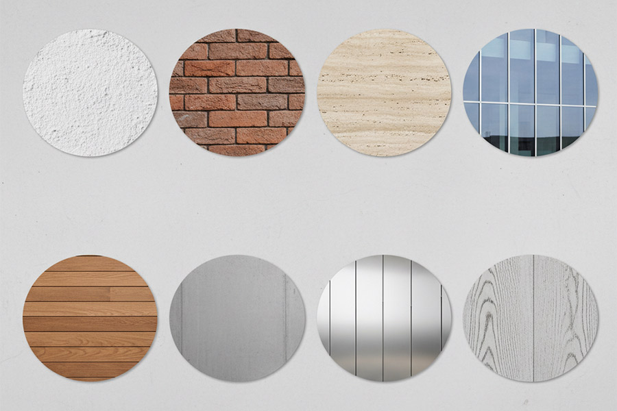 نمای ساختمان ساده