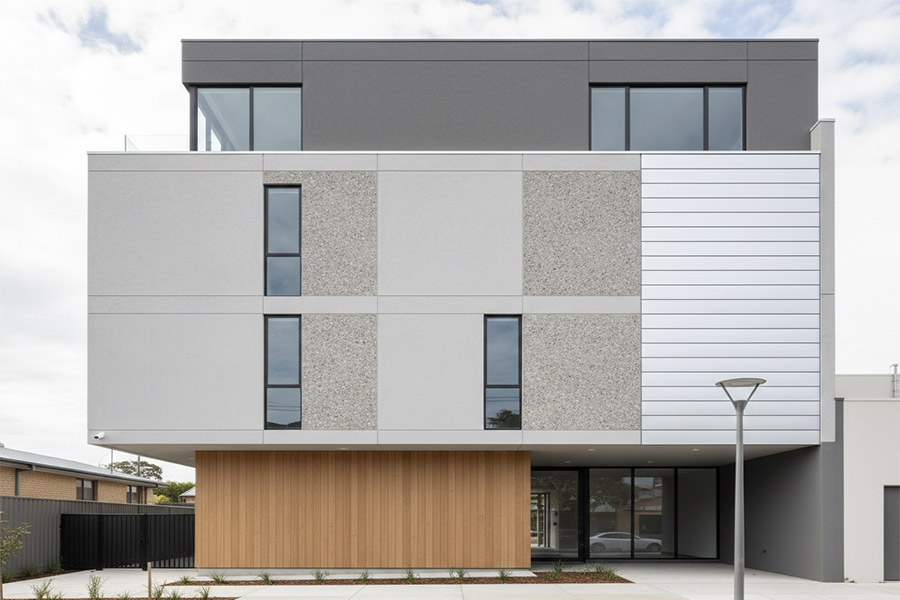 نمای ساختمان ساده و ارزان