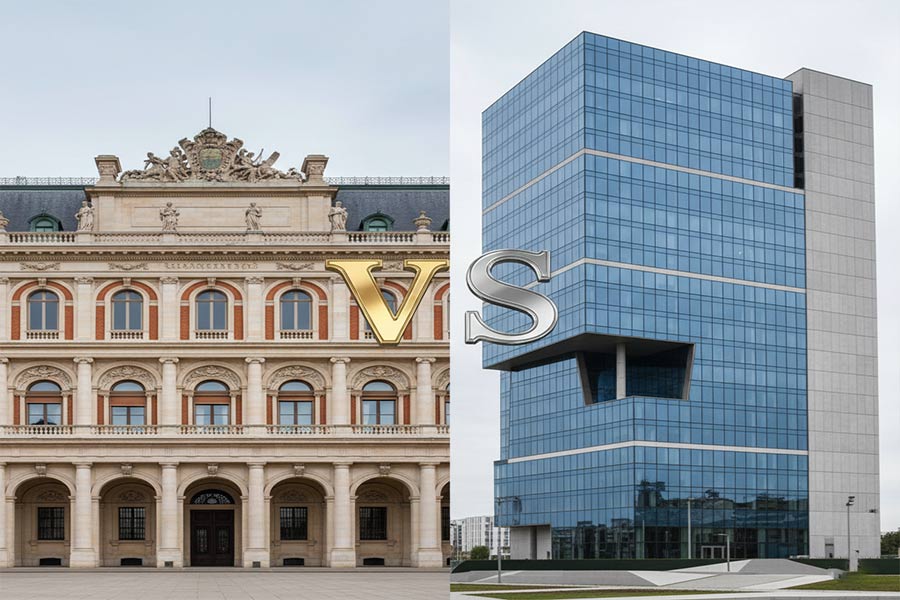 تفاوت نمای مدرن و نما کلاسیک ساختمان