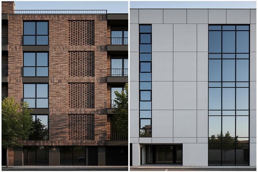 نمای ساختمان مدرن در ایران