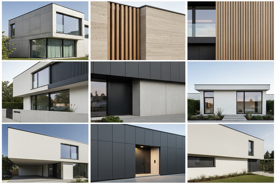 نمای ساختمان ساده ایرانی