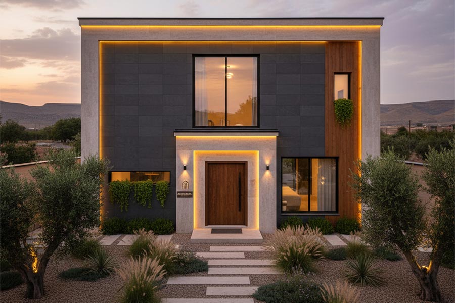 طراحی نمای ساختمان ساده 50